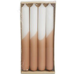 Rustik Lys - Half dipped dinerkaars Brique s/4