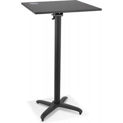 PENUMBRA opklapbare statafel 68x68x1116 cm Zwart