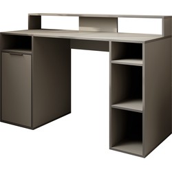 Meubella Bureau Charlotte - Grijs - 125 cm