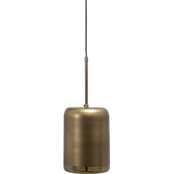 WOOOD Safa Hanglamp Verticaal - Metaal/Glas - Brass - 60x20x20