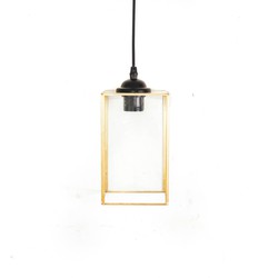 Housevitamin Lamp Metal/Glass - Gold - 12x12x25cm