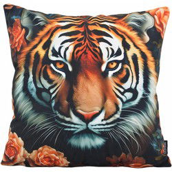 Sierkussen Flower Lion | 45 x 45 cm | Katoen/Polyester