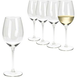 Set van 8x stuks wijnglazen - glas - 410 ml - Wijnglazen