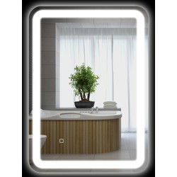 4goodz Badkamerspiegel 50x70 cm LED met Touchbediening 3 Lichtniveaus