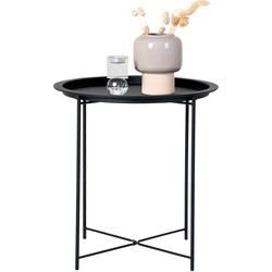 Bastia Side Table - Side table in black powdercoated steel