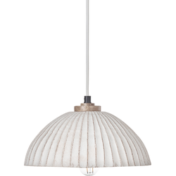 Beliani COTTICA - Hanglamp-Wit-Papier-mâché