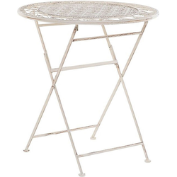 Beliani TRIESTE - Ronde tafel-Beige-IJzer