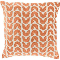 Unique Living - Sierkussen Gozi Apricot -45x45cm