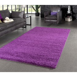 Hoogpolig vloerkleed - Candy Shaggy Paars - 80 X 250 CM