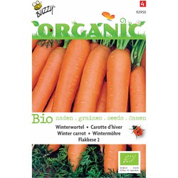 5 stuks - Organic Winterwortelen Flakkeese (Skal 14725) - Buzzy