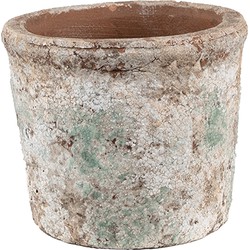 Clayre & Eef Bloempot Ø 13x11 cm Beige Terracotta