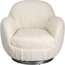 Draaifauteuil Nube Boucle