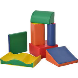 Schuimbouwstenen voor kinderen - Foamblokken Set van 7 stuks