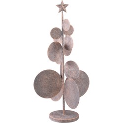 PTMD Gilda Gold iron xmas tree statue multiple rounds M