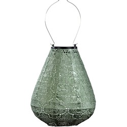 LUMIZ Solar Lampion Baar Tulip - 20 cm - Sage Green