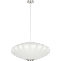 Light & Living - hanglamp - Fay - wit - kunststof - E27 - 2986526