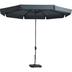 Stokparasol Syros luxe 350 cm Polyester grey zonwering - Madison