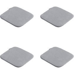 Madison -  Zitkussen Panama light grey - Ca. 40x40 cm - Set van 4