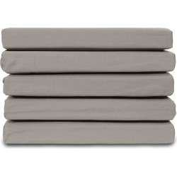 Ten Cate Katoensatijnen Hoeslaken - 140x200 - Grijs