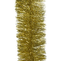 Decoris kerstslinger - goud - 270 x 10 cm - lametta - folie - guirlande - kerstversiering - Kerstslingers