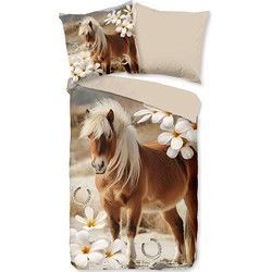 Pure Pony Fabi Kinderdekbedovertrek Zand