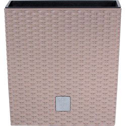 Prosperplast Plantenbak Rato - taupe - kunststof - 40 cm - Plantenbakken