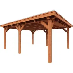Trendhout douglas overkapping Toscane, 545 x 545 cm