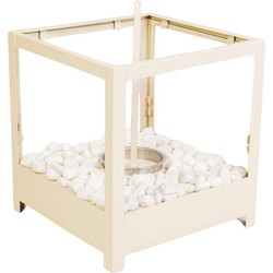 Table Burner - Square - Sand - 20x20x20,5cm