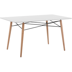 Beliani BIONDI - Eettafel-Wit-MDF