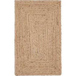 Kave Home - Doraldina rechthoekig vloerkleed gemaakt van 100% jute, 70 x 50 cm