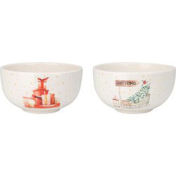 Bowl 14X7 cm Christmas 2ass
