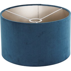 Steinhauer lampenkap Lampenkappen - blauw - metaal - 30 cm - E27 fitting - K7396ZS
