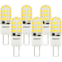 Groenovatie GY6.35 LED Lamp 4W Warm Wit Dimbaar 6-Pack