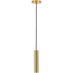 Paris Pendant - Lamp in brass with a 120 cm fabric cord Bulb: GU10/5W LED IP20