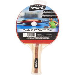 SportX Tafeltennisbat Rubber/Hout