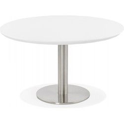 AGUA witte lounge salontafel - Ø 90 cm AGUA 90x90x45 cm