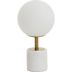 Tafellamp Medina - Wit - Ø20cm