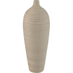 PTMD Vaas Cavinn - 18x18x49 cm - Keramiek - Beige