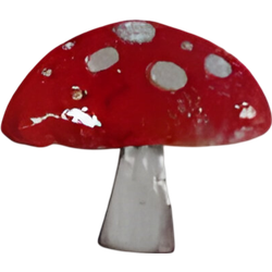 Steker ijzer paddenstoel L 35x60 cm