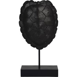 Light&living Ornament op voet 20,5x11,5x41 cm TURTLE zwart