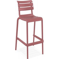 NOBU Barkruk 53x55x105 cm Rood