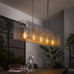 Hoyz - Hanglamp trax 120cm / Oud zilver