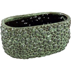 PTMD Danillo Bloempot - 27 x 16 x 13 cm - Keramiek - Groen