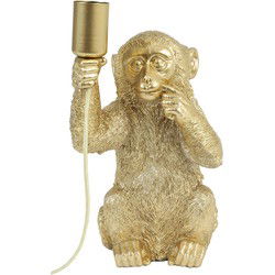 Light & Living - tafellamp - Monkey - goud - kunststof - dierenlamp - E27 - 1851685