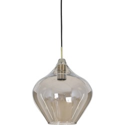 Light and Living hanglamp  - brons - glas - 2937527