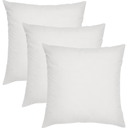 Set van 3 stuks - Binnenkussen 45 x 45 cm - Dons