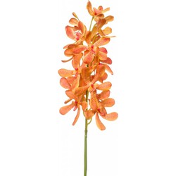 Vanda spray rt orange 80 cm kunstbloem zijde nepbloem