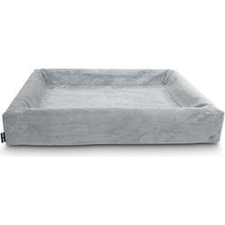 BIA BED RIB HOES HONDENMAND GRIJS BIA-6 100X80X15 CM