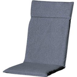 Kussen hoog 50x120 universeel outdoor Manchester denim grijs (4 stuks)
