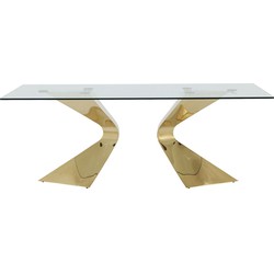 Kare Eettafel Gloria Gold